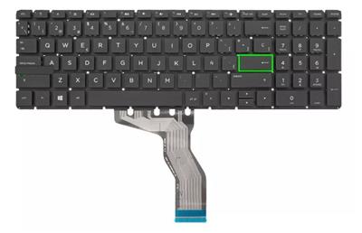 Teclado para HP 15-bs Español - Compatible con P/N HP 15-BS 9Z.NE1BW.101 V162602AS1 PK132045E00 PK1328B3A17